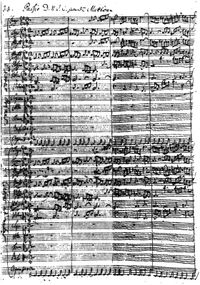 Manuscrit de la passió segons Sant Mateu BWV 244